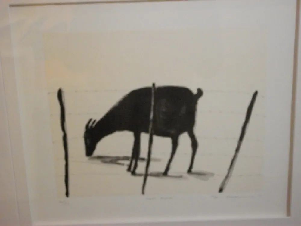 Litografía Nhlengethwa - Left Alone