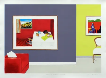 Litografía Nhlengethwa - Tribute to Zwelethu Mthethwa