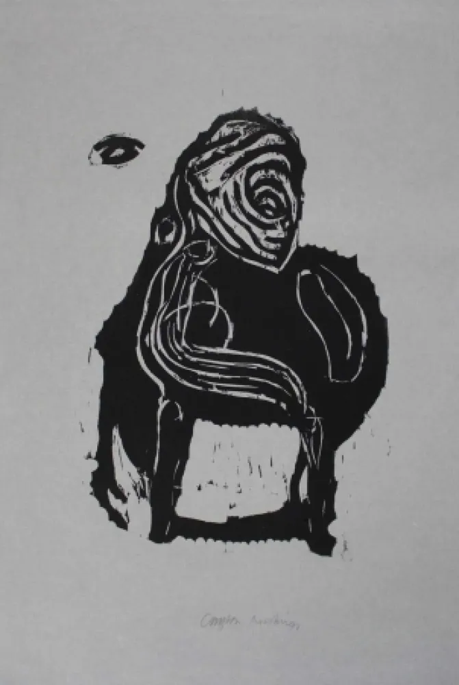 Grabado En Madera Nicolai - Im Inneren frisst das Helle das Dunkle I