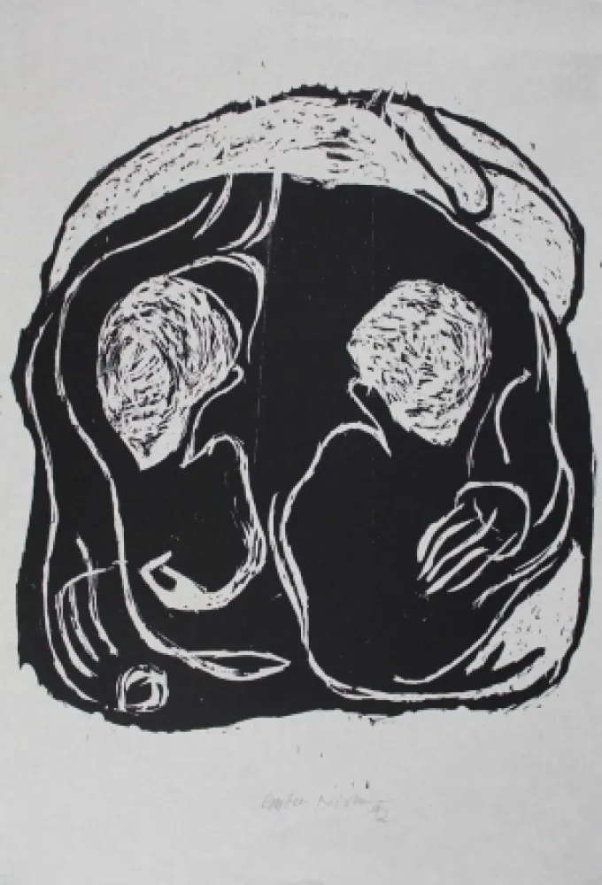 Grabado En Madera Nicolai - Im Inneren frisst das Helle das Dunkle II