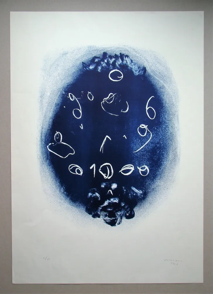 Serigrafía Nicolaus - Zahlenbild - Ohne Titel