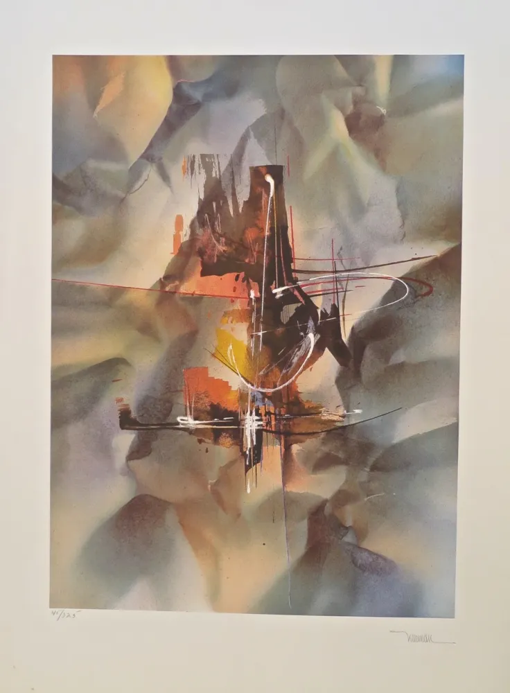 Litografía Nierman - Bach, from the Sound of Color portfolio