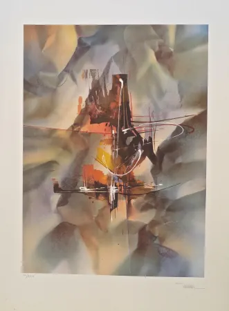 Litografía Nierman - Bach, from the Sound of Color portfolio