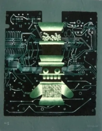 Grabado Nissen - Mariposa obsidiana 10