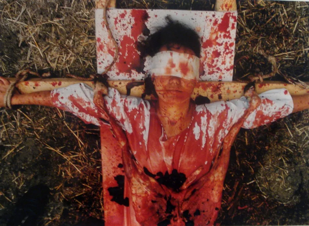 Fotografía Nitsch - 96 Aktion – Giardini San Martino, Napoli, C