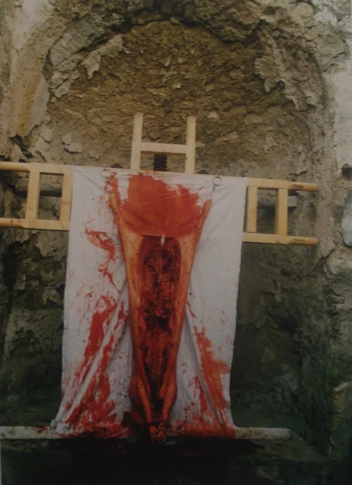 Fotografía Nitsch - 96 Aktion – Giardini San Martino, Napoli, I