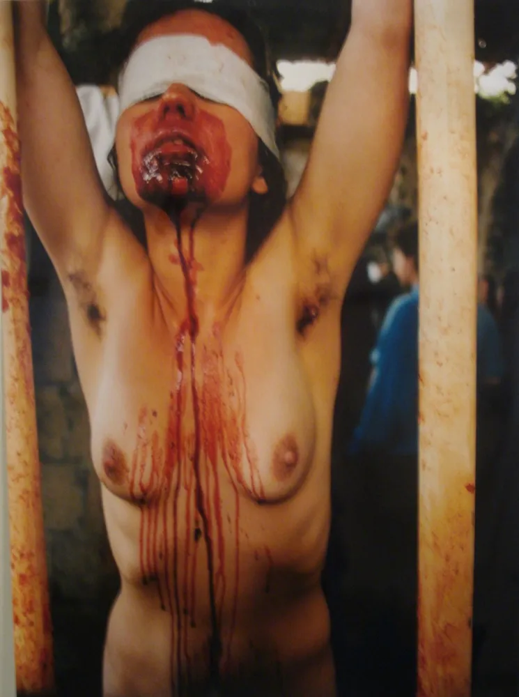 Fotografía Nitsch - 96 Aktion – Giardini San Martino, Napoli, P