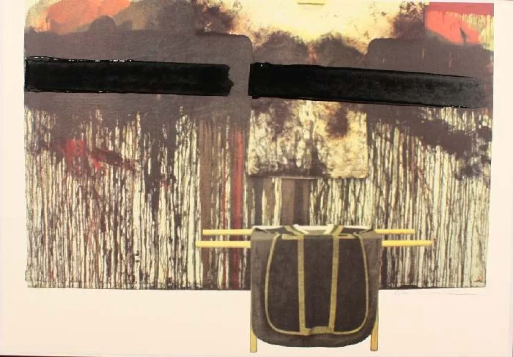 Litografía Nitsch - SENZA TITOLO