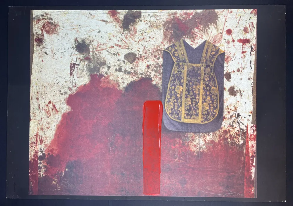 Múltiple Nitsch - Übermalte Bild-Lithographien