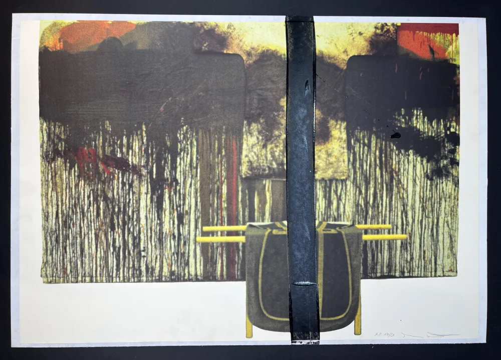 Múltiple Nitsch - Übermalte Bild-Lithographien