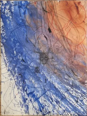 Litografía Nitsch - Untitled