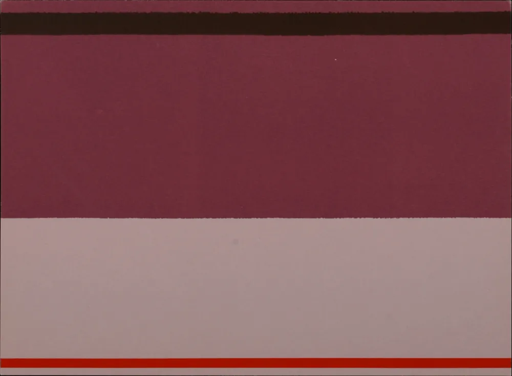 Serigrafía Noland - Abstract Composition, 1973 -  Hand-numbered!