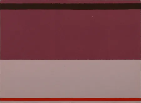 Serigrafía Noland - Abstract Composition, 1973 -  Hand-numbered!