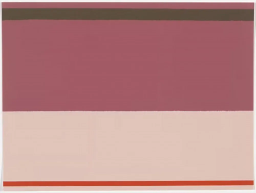 Serigrafía Noland - Untitled from The New York Collection for Stockholm