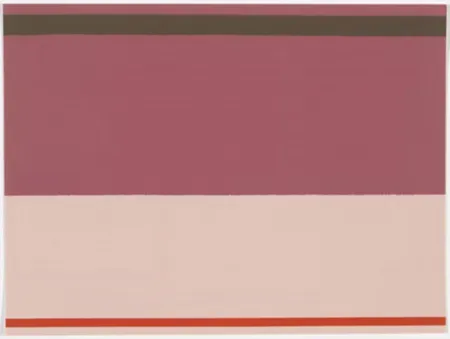 Serigrafía Noland - Untitled from The New York Collection for Stockholm