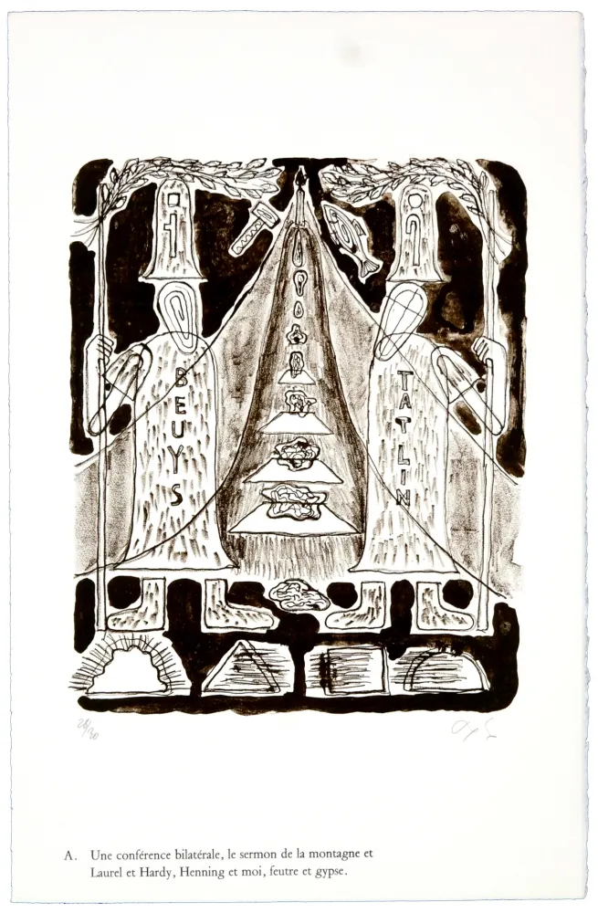 Litografía Nørgaard - A. Une conférence bilatérale