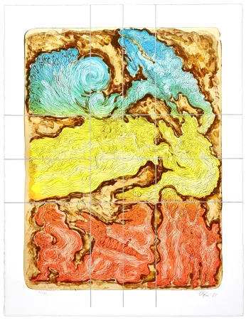 Litografía Nørgaard - D’Ur à Canaan