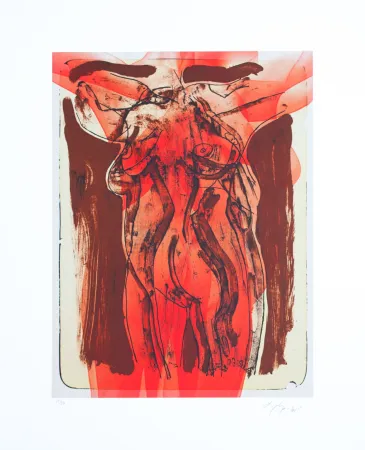 Litografía Nørgaard - La femme I