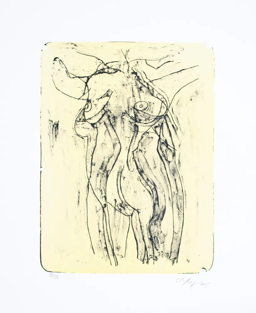 Litografía Nørgaard - La femme I