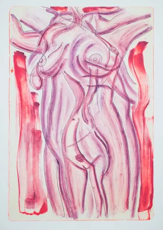 Litografía Nørgaard - La femme III