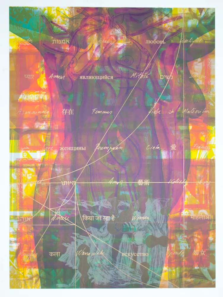 Litografía Nørgaard - La femme IV