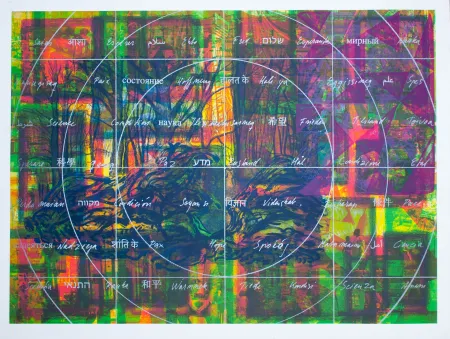 Litografía Nørgaard - La Paix