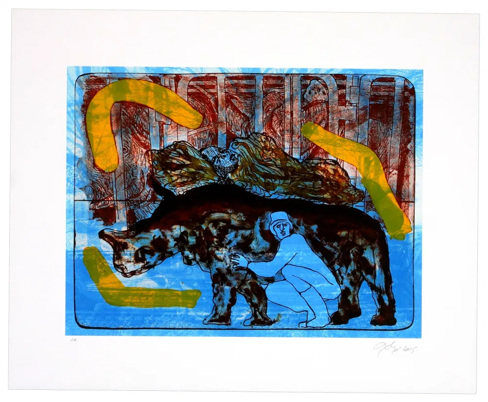 Litografía Nørgaard - La paix I