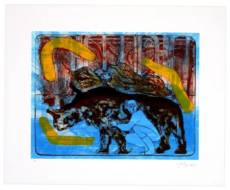 Litografía Nørgaard - La paix I