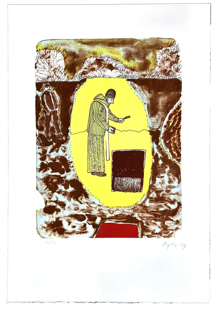 Litografía Nørgaard - Mémoire d'outre tombe 2