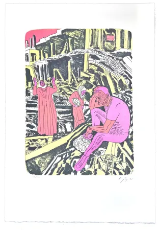 Litografía Nørgaard - Mémoire d'outre tombe 4