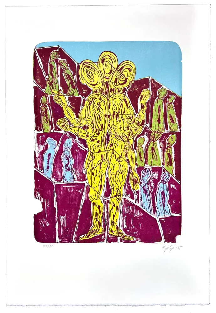 Litografía Nørgaard - Mémoire d'outre tombe 5