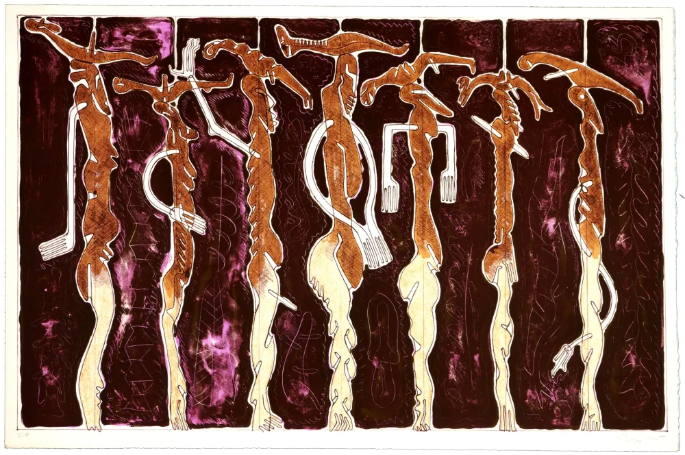 Litografía Nørgaard - The seven brides