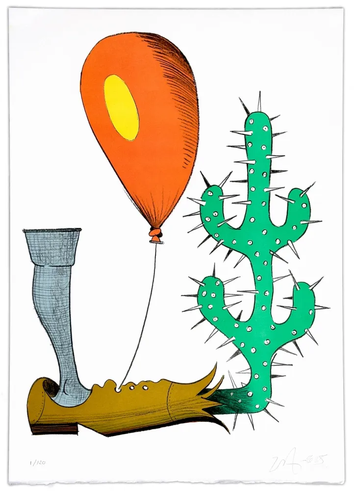 Litografía Nørgard - Le début de l'amitié de toute une vie 