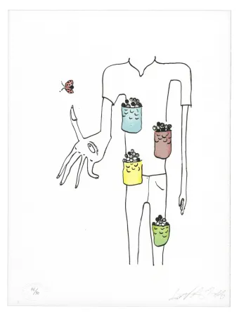 Litografía Nørgard - Poche à bonbon