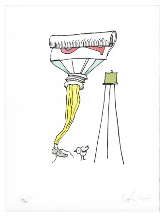 Litografía Nørgard - Tube de dentifrice