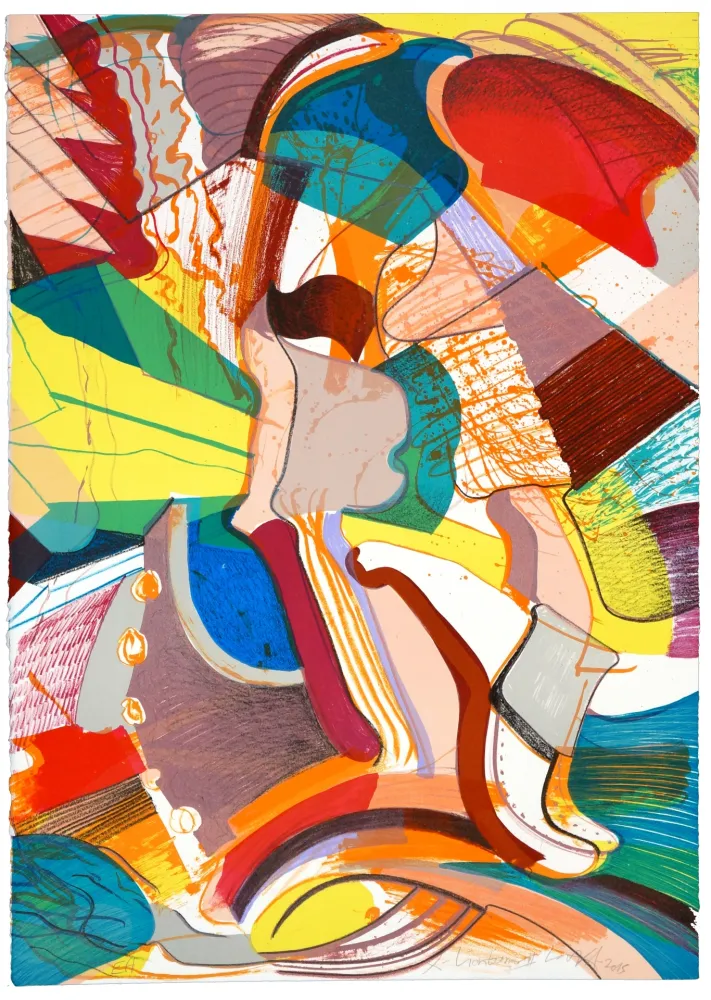 Litografía Nørgard - X-liontamer II