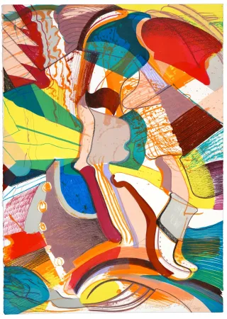 Litografía Nørgard - X-liontamer II