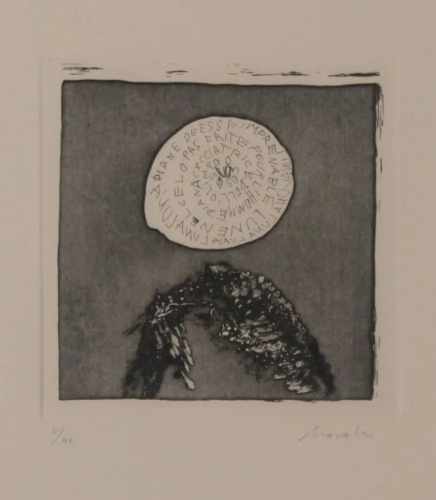 Grabado Novelli - DAS BAD DER DIANA