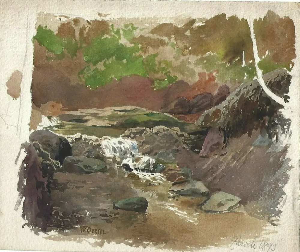 Sin Técnico Oertel - Untitled (landscape near Zurich)