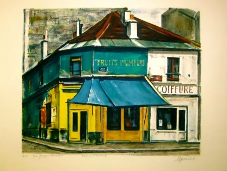 Litografía Oguiss  - Untitled