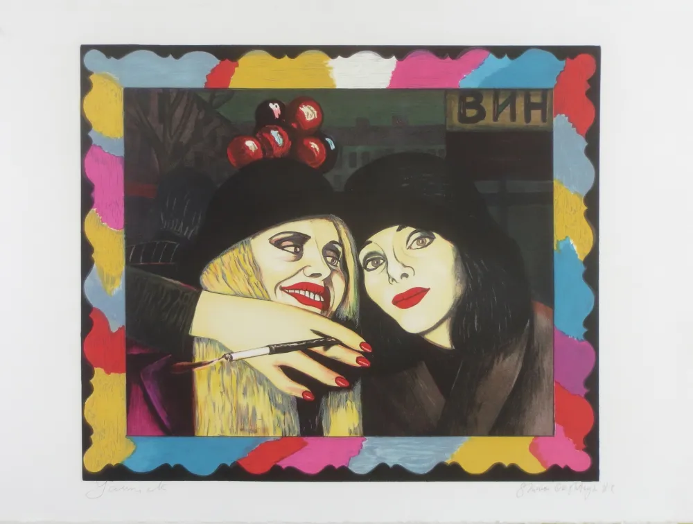 Litografía Okshteyn - Friends