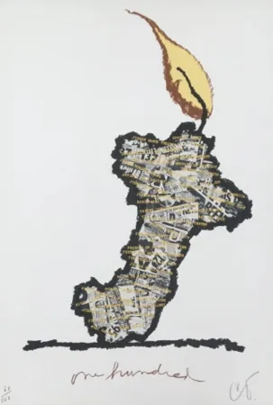 Serigrafía Oldenburg - Centennial Print for the Judson Memorial Church