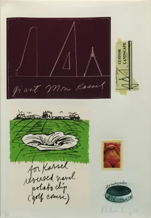 Litografía Oldenburg - NOTES (KASSEL)