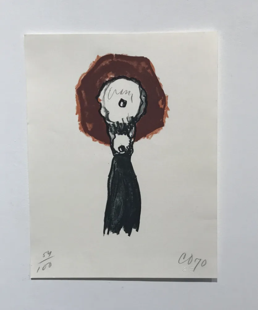 Litografía Oldenburg - Typewriter Eraser