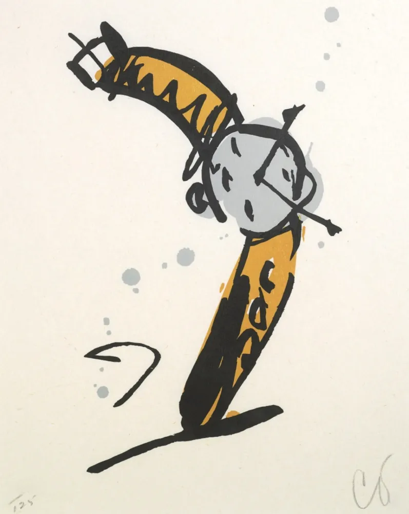 Litografía Oldenburg - Wrist Watch Rising, from Art Pro-Choice II