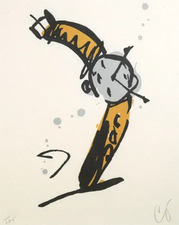Litografía Oldenburg - Wrist Watch Rising, from Art Pro-Choice II