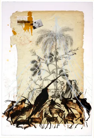 Litografía Olguin - Sans titre