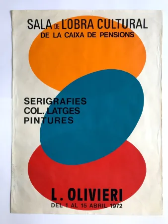 Cartel Olivieri - Sala de l'obra cultural / Caixa de pensions