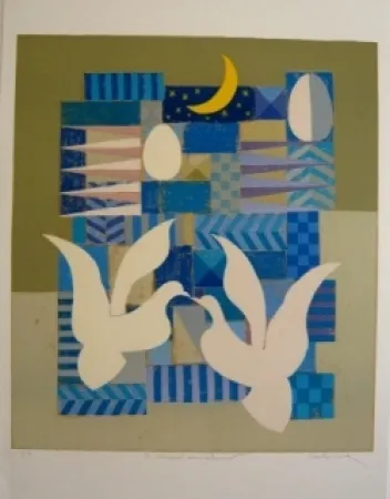 Litografía Oosterlynck - Sans titre