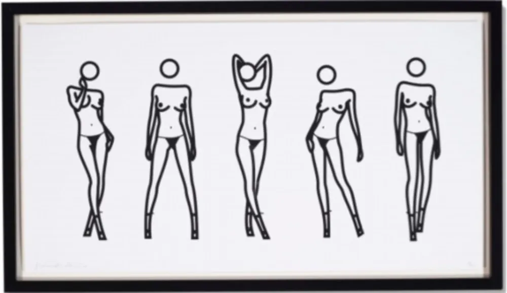 Serigrafía Opie - Bijou Gets Undressed 7 (Cristea 56)